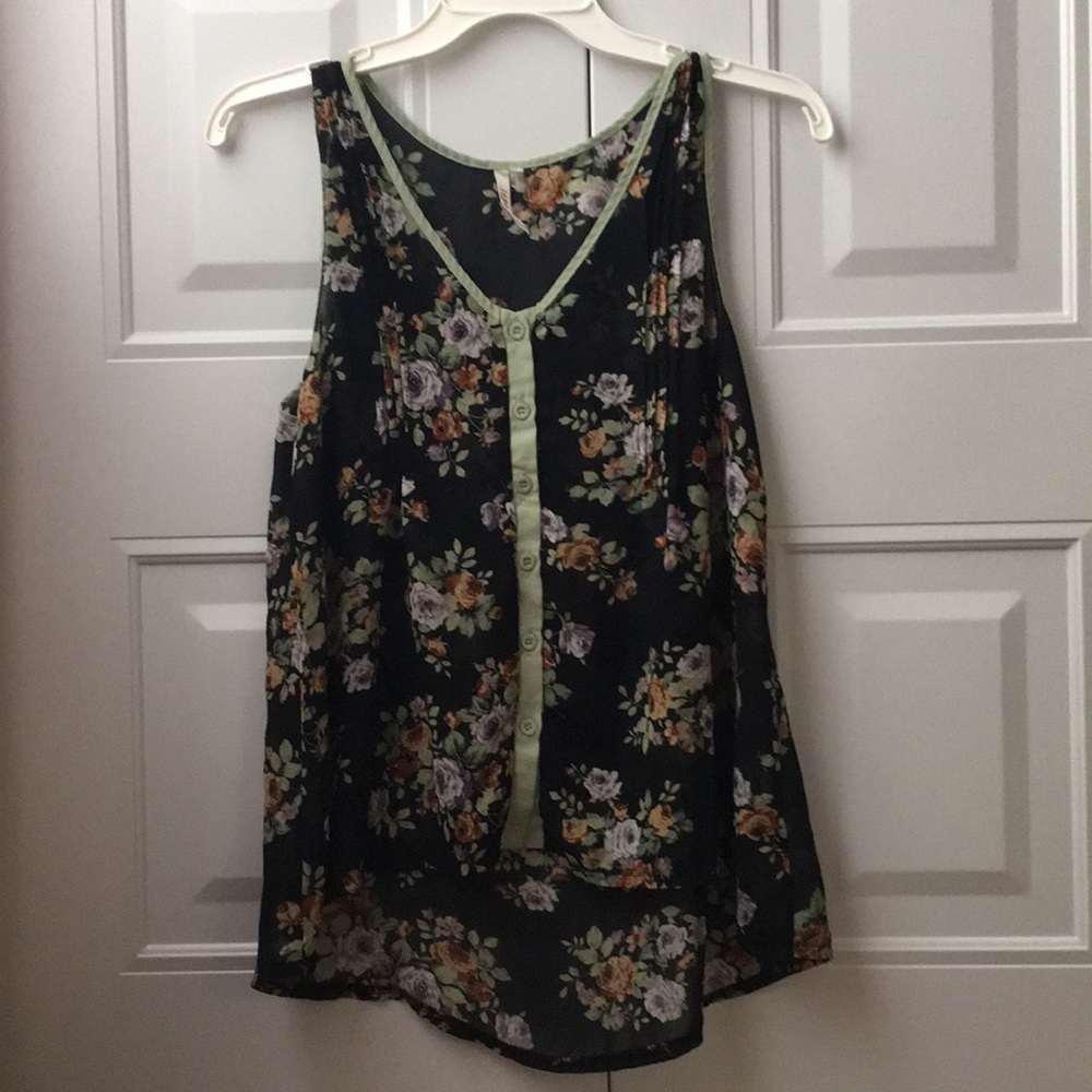 Floral tank top